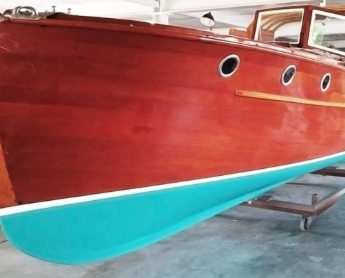 Jachtschilder Friesland-jacht-houten-boot-sloep-Coelan-bootlak-classic-yacht-painters-Hendrik Veltman
